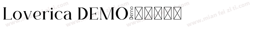 Loverica DEMO字体转换